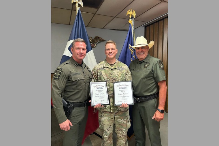 McKinney's Deputy Liam Sartor Honored as National Guard of the Year at First Responder Awards Banquet