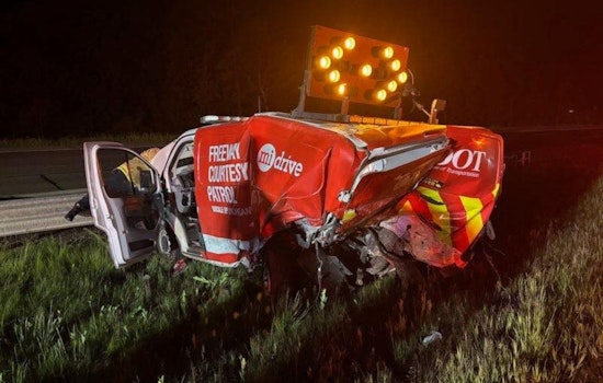 MDOT Courtesy Patrol Vehicle Struck by Driver on I-75 in Auburn Hills; Motorist Arrested for Non-Compliance with Move Over Law