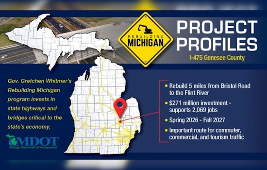 MDOT Invites Flint Residents to Comment on Proposed I-475 Bridge Construction and Land Acquisition