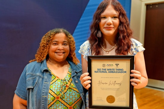 Mecklenburg County's Haven Williams Named National Ambassador in Youth Anti-Violence Initiative