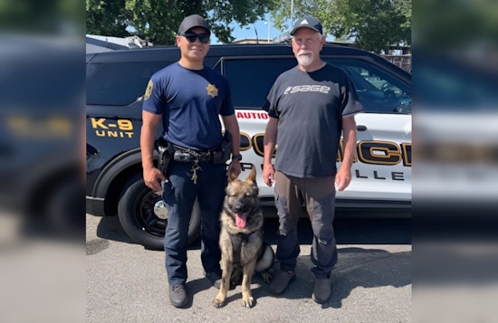 Meet Roseville's Newest Crime-Fighting Canine, K-9 Ciro, Ready to Serve with Officer Nuevo