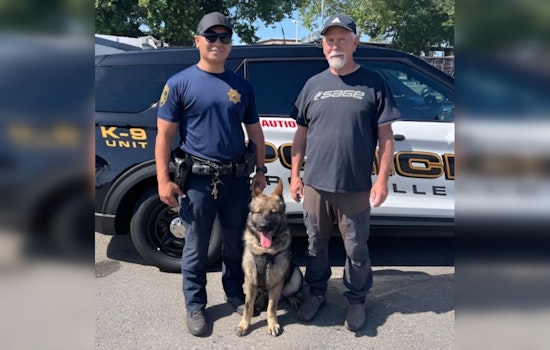 Meet Roseville's Newest Crime-Fighting Canine, K-9 Ciro, Ready to Serve with Officer Nuevo