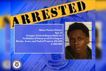 Memphis Police Arrest Suspect Pacarie Roberts, Charged with Facilitation of First-Degree Murder and Arson