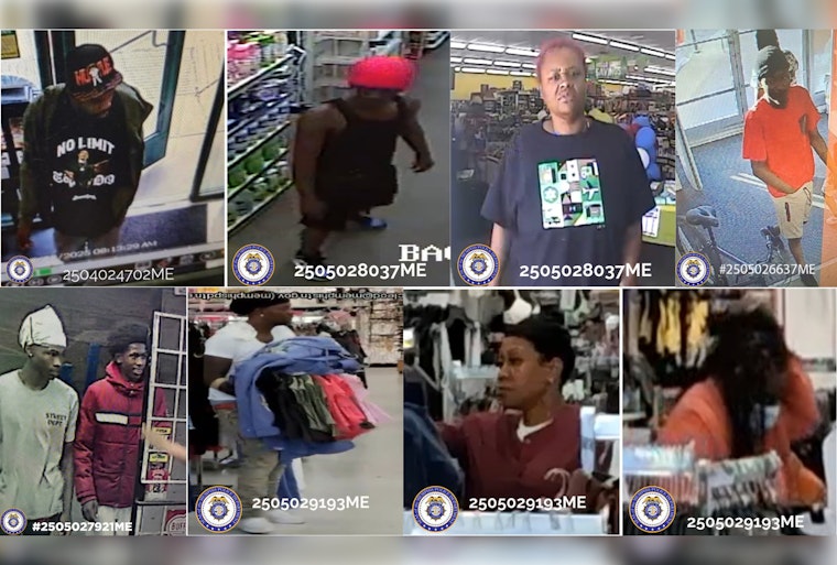 Memphis Police Seek Public's Assistance in Recent Shoplifting Spree Across the City
