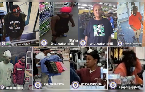 Memphis Police Seek Public's Assistance in Recent Shoplifting Spree Across the City
