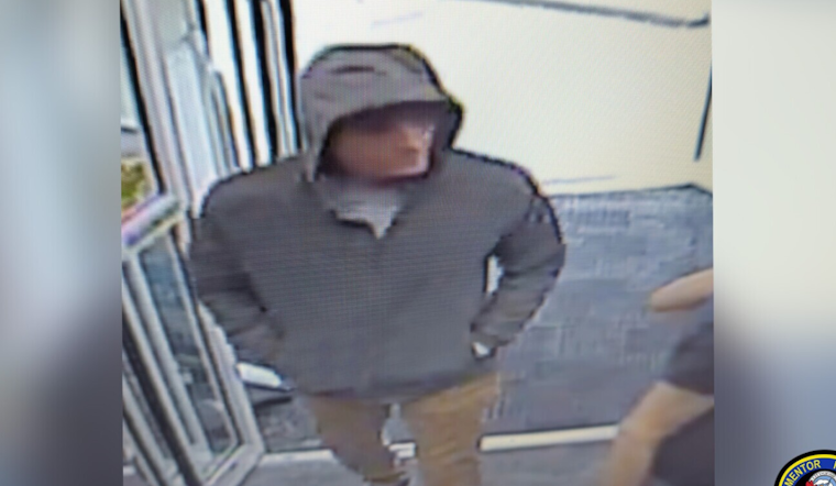 Mentor Police Seek Suspect in Daylight CVS Pharmacy Robbery on Mentor Ave.