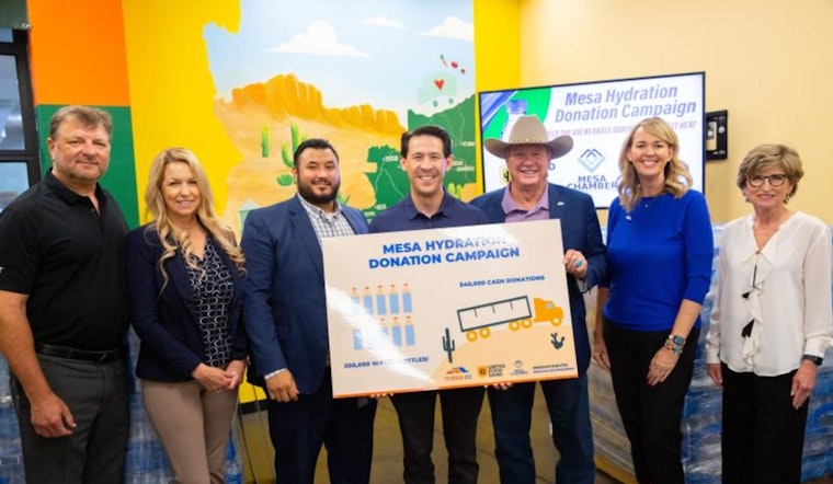 Mesa Rallies for Hydration Donation Campaign, Walmart and Locals Contribute to Thwart Summer Dehydration Risks