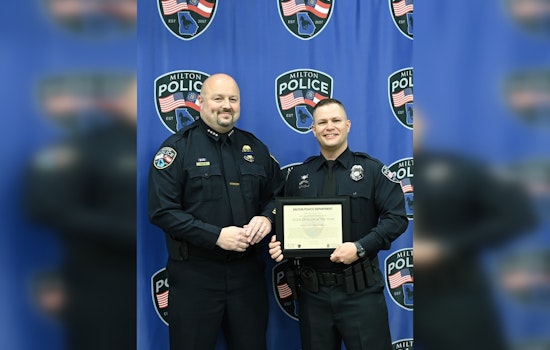 Milton Police Department Honors Officers' Heroism and Service at Annual Awards Ceremony