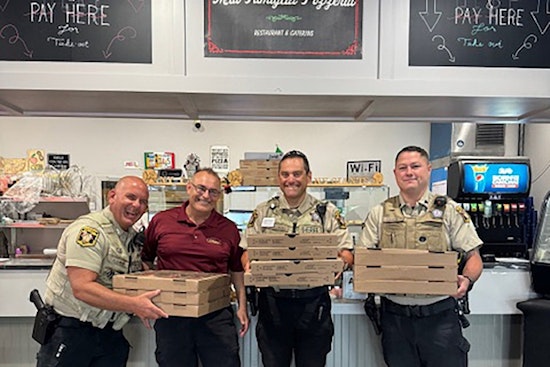 Monroe's Mia Famiglia Pizzeria Honored by Union County Sheriff's Office for Generous Donation During Law Enforcement Appreciation Week