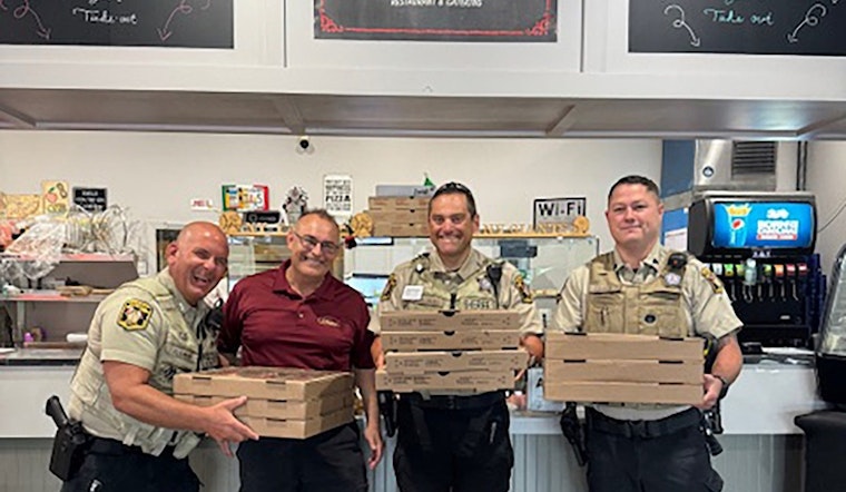 Monroe's Mia Famiglia Pizzeria Honored by Union County Sheriff's Office for Generous Donation During Law Enforcement Appreciation Week