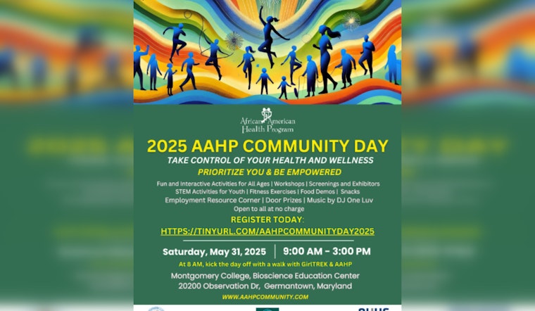 Montgomery County Hosts 11th Annual AAHP Community Day for Health and Wellness
