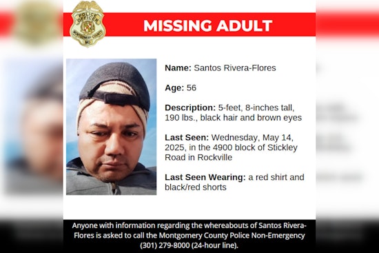Montgomery County Police Seek Public's Help in Finding Missing Rockville Man in Need of Medication