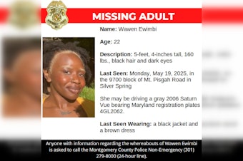 Montgomery County Police Seek Public's Help to Locate Missing 22-Year-Old Resident of Silver Spring