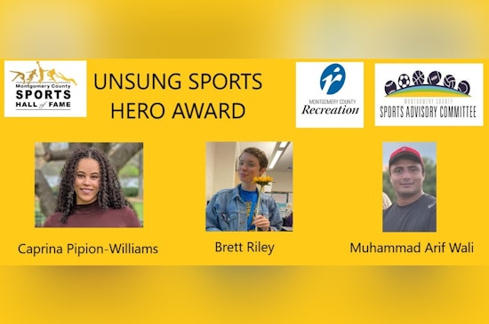 Montgomery County Salutes Local "Unsung Sports Heroes" for Enriching Youth Through Sports and Mentorship