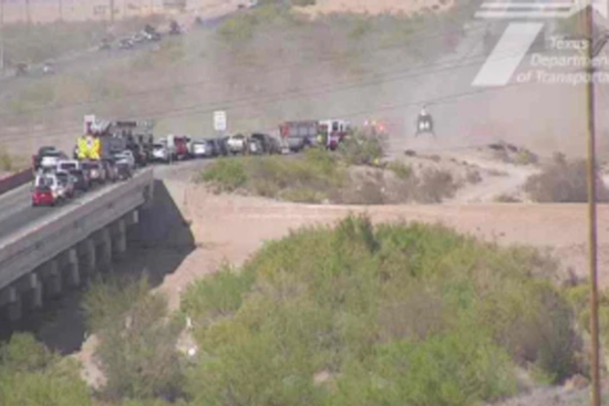 Motorcyclist Airlifted Following Crash on Gateway North in Northeast El Paso, Traffic Disrupted