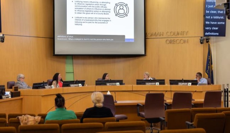 Multnomah County Commissioners Pass Landmark Lobbying Transparency Ordinance