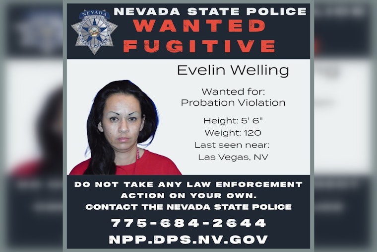 Nevada State Police Seeks Public's Help to Locate Woman Accused of Probation Violation in Las Vegas