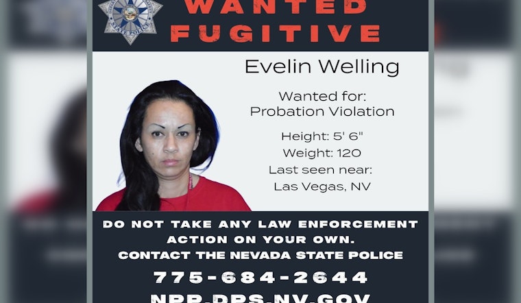 Nevada State Police Seeks Public's Help to Locate Woman Accused of Probation Violation in Las Vegas