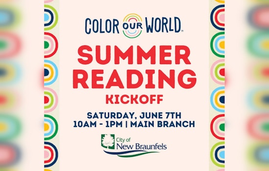 New Braunfels Public Library Launches "Color Your World" Summer Reading Program
