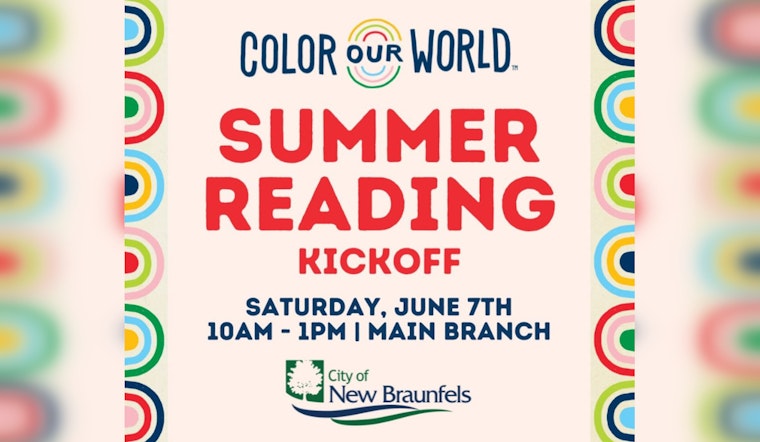 New Braunfels Public Library Launches "Color Your World" Summer Reading Program