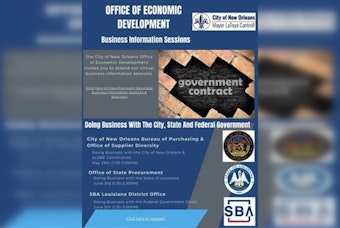 New Orleans Announces Free Virtual Sessions to Aid Local Business Owners in Government Contracting