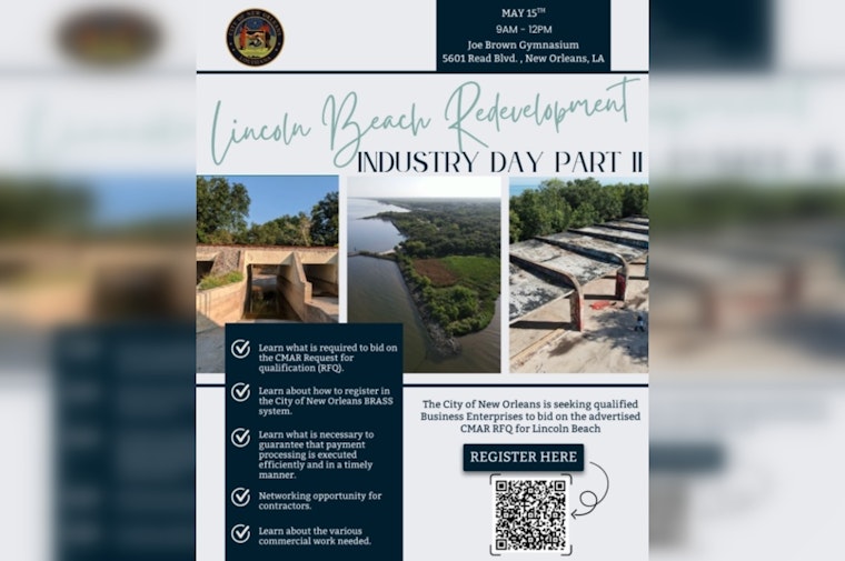 New Orleans Gears Up for Lincoln Beach Restoration Industry Day Part II at Joe Brown Gymnasium