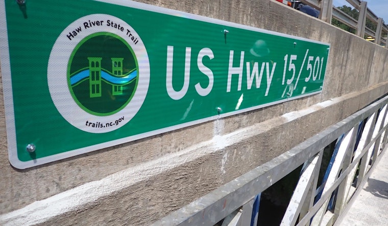 New Signage Over Haw River Bridges Aids Paddlers and Enhances Emergency Response