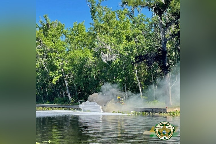 No Injuries Reported as Agencies Quell Boat Fire in St. John's County Waters