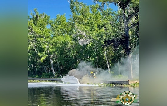 No Injuries Reported as Agencies Quell Boat Fire in St. John's County Waters