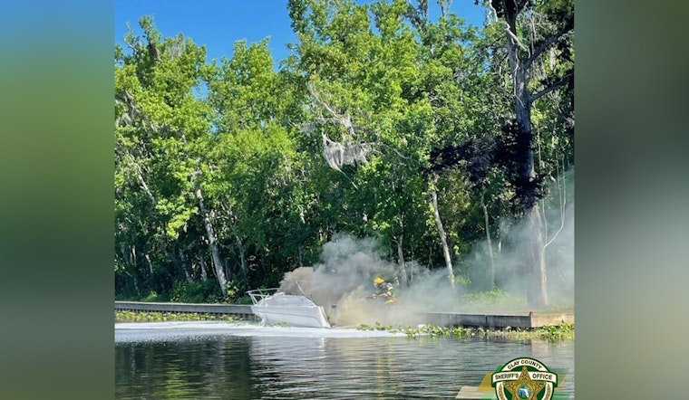 No Injuries Reported as Agencies Quell Boat Fire in St. John's County Waters