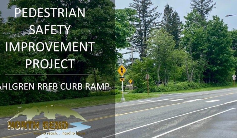 North Bend Set to Enhance Pedestrian Safety with Dahlgren RRFB Curb Ramp Project Starting May 20