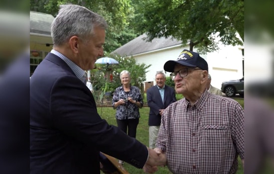 North Carolina Governor Josh Stein Honors WWII Veteran Joe Balogh With Order of the Long Leaf Pine During Military Appreciation Month