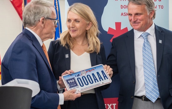 Ohio Launches Specialty License Plate to Promote 988 Suicide & Crisis Lifeline Awareness