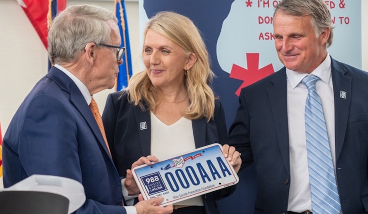 Ohio Launches Specialty License Plate to Promote 988 Suicide & Crisis Lifeline Awareness