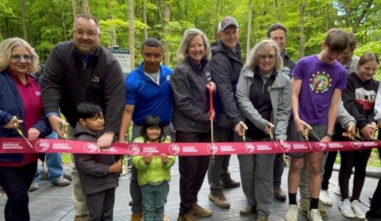 Ohio's Nelson-Kennedy Ledges State Park Debuts Thrilling Falls Edge Glass Walkway Over Sylvan Creek Gorge