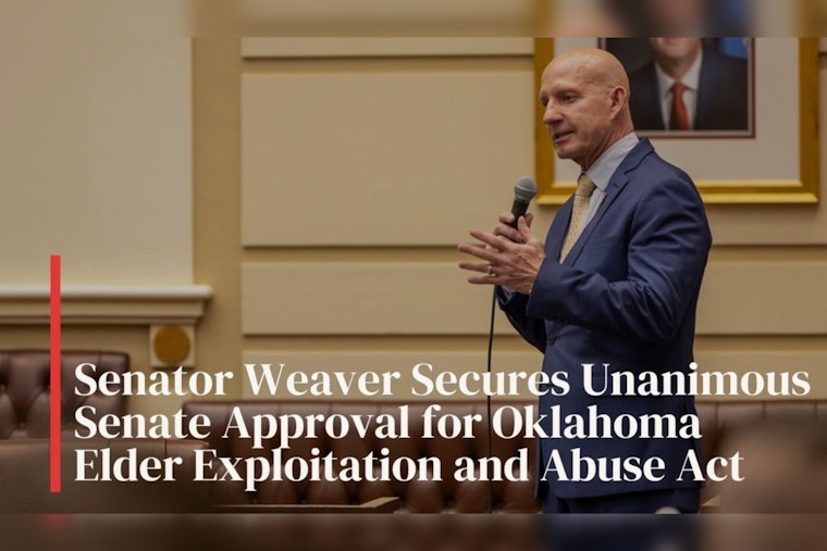 Oklahoma Senate Unanimously Approves 'Neil's Law' to Shield Elders and Vulnerable Adults from Abuse