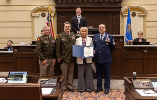 Oklahoma State Senator Brenda Stanley Awarded Prestigious Thunderbird Medal for Military Advocacy