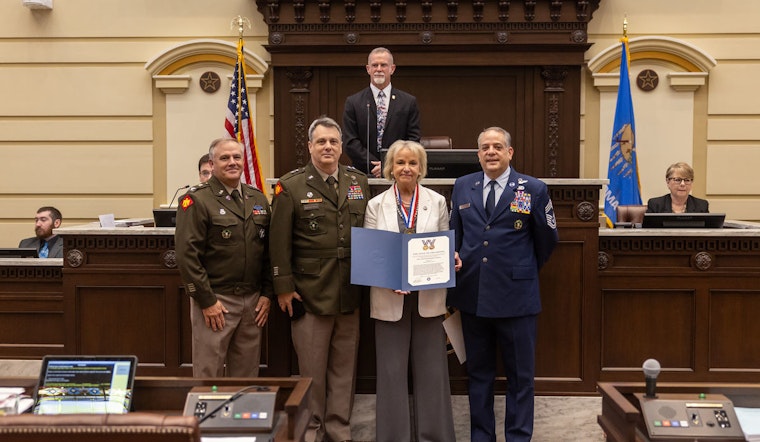 Oklahoma State Senator Brenda Stanley Awarded Prestigious Thunderbird Medal for Military Advocacy