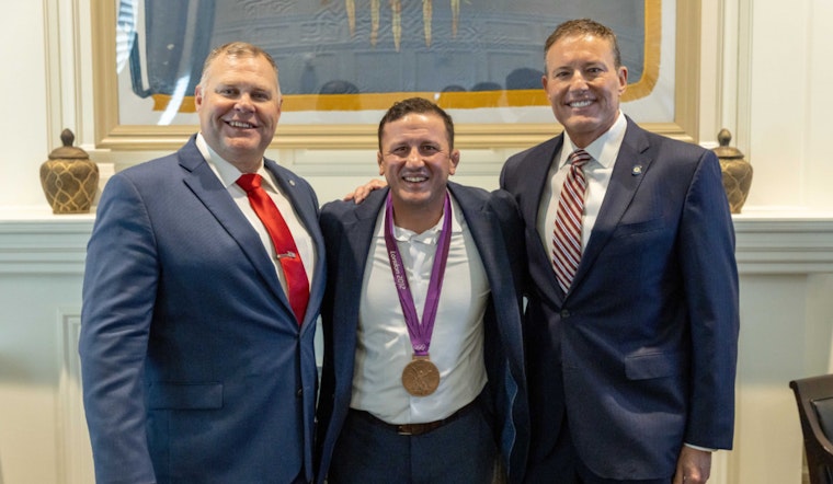 Olympic Wrestler Coleman Scott Honored on Oklahoma House Floor for Athletic Excellence and Community Leadership