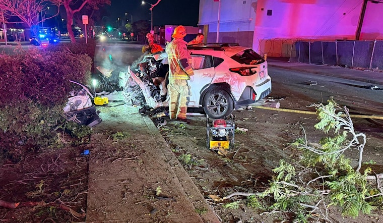 One Dead, Four Injured After Car Crashes into Tree on Arrow Boulevard
