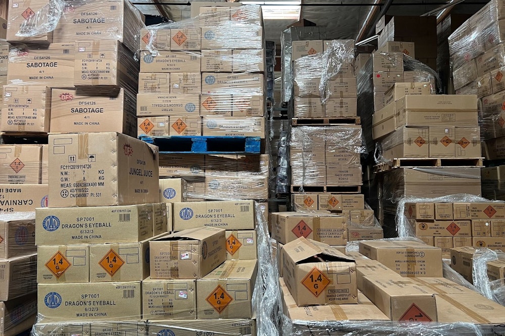 Over 100,000 Pounds of Illegal Fireworks Seized in Los Angeles County Ahead of July Fourth Celebrations
