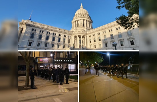 Ozaukee County Deputies Uphold Tradition at Sunrise Guard Mount in Madison Honoring Fallen Officers