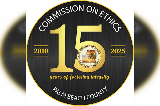 Palm Beach County Commission on Ethics Celebrates 15 Years of Promoting Integrity in Local Government