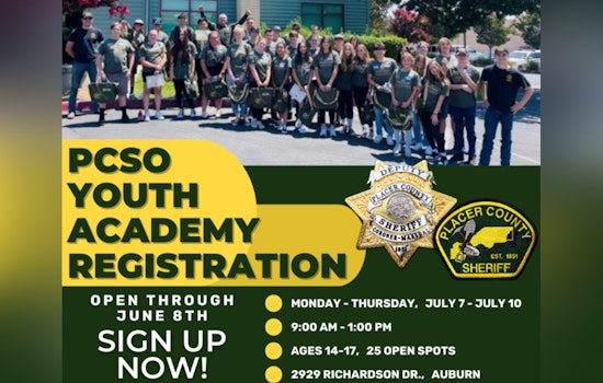 Placer County Sheriff's Office Invites Teens to Join 2025 Youth Academy for a Glimpse into Law Enforcement