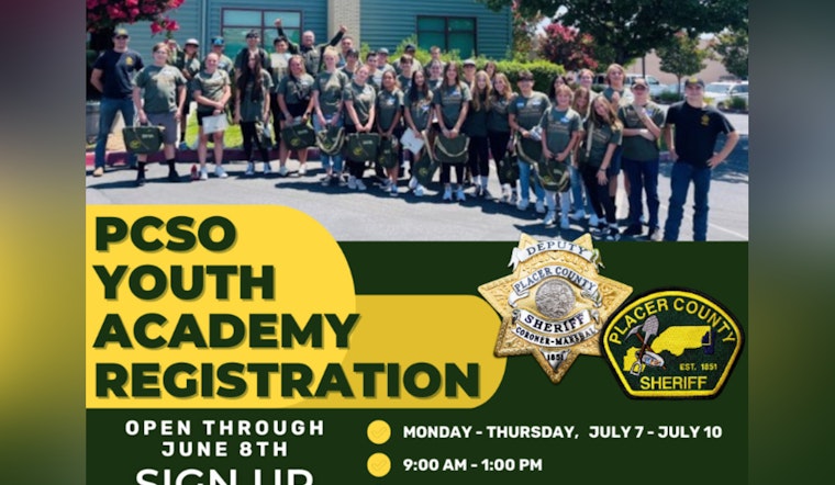 Placer County Sheriff's Office Invites Teens to Join 2025 Youth Academy for a Glimpse into Law Enforcement