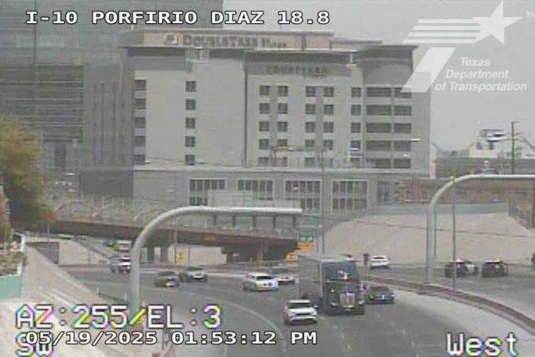 Police Activity Shuts Down I-10 East Near Downtown El Paso, Triggering Major Traffic Delays
