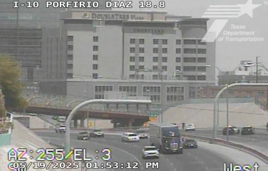 Police Activity Shuts Down I-10 East Near Downtown El Paso, Triggering Major Traffic Delays