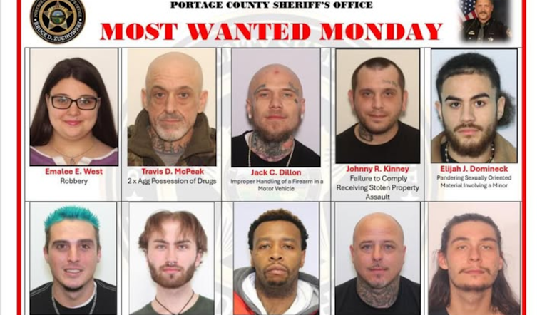 Portage County Sheriff's Office Engages Community in Hunt for Most Wanted Fugitives in Ohio