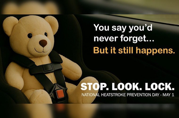 Portland Police Champion "STOP. LOOK. LOCK." Mantra for National Heatstroke Prevention Day