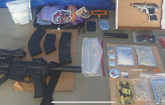 Pueblo County Sheriff's Traffic Stop Uncovers Illegal Firearms and Drugs, Suspects Detained Amidst Ongoing Investigation